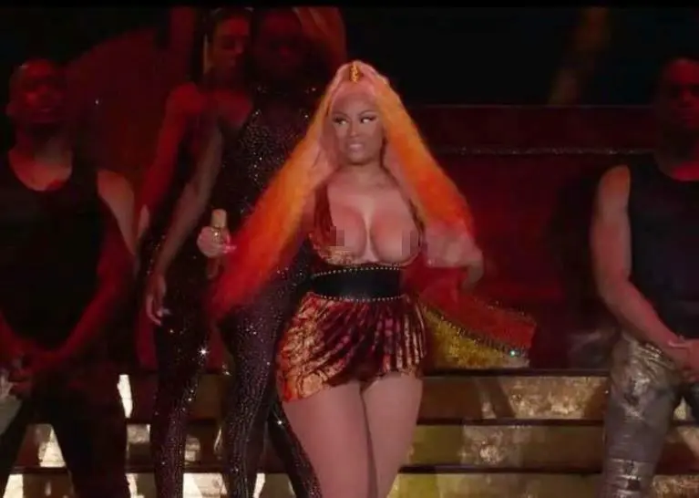 Nicki Minaj Is Humiliated After ‘Full Boob’ Falls Out Mid-Performance