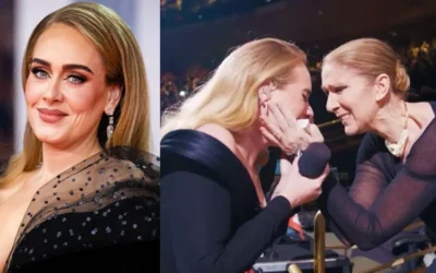 Adele Cries Up As She Embraces Céline Dion At A Concert