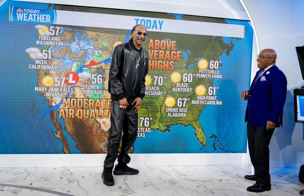 Weed Jokes From Snoop Dogg Are Coming In Hot… Marijuana Weather Report