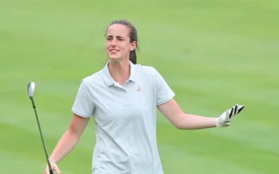 Caitlin Clark Nearly Drills Fans On The Golf Course Foooooorreeeee!!!